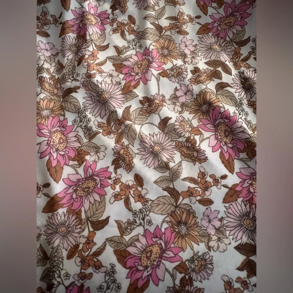 NWT No Comment floral print multicolored dress. Women’s L. - Picture 6 of 8